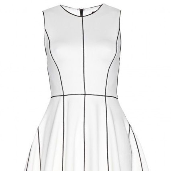alice and olivia fit and flare dress